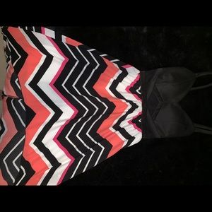 High Low Mesh Inset Dress!